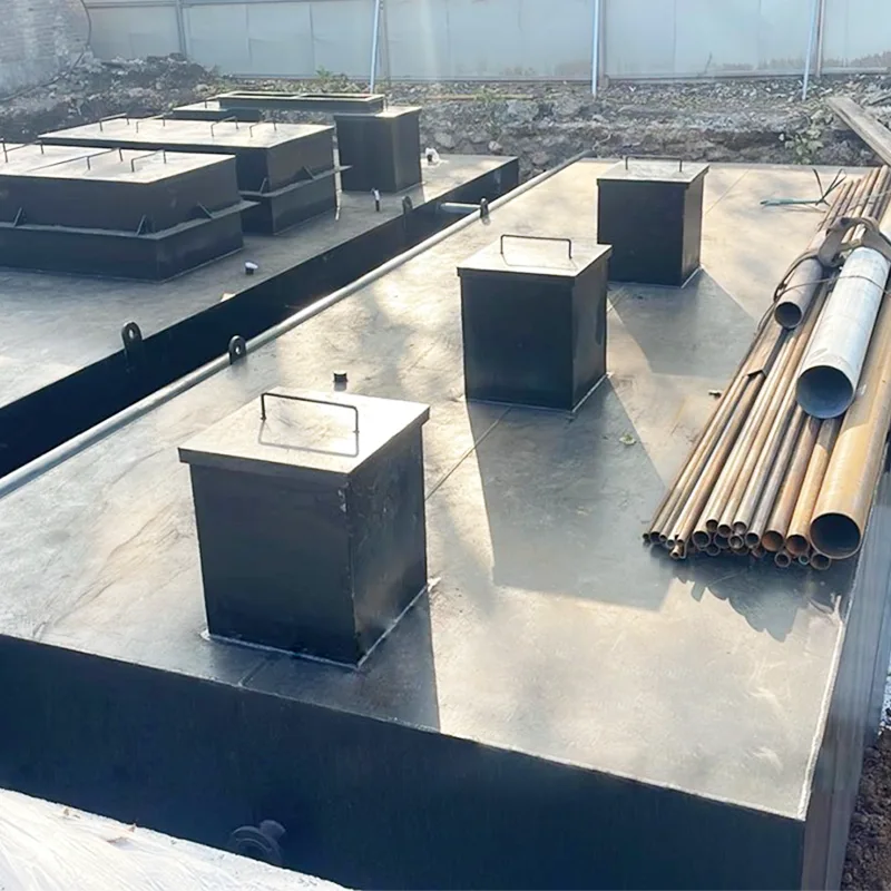 Малогабаритное децентрализованное оборудование для заглубления бытовых сточных вод